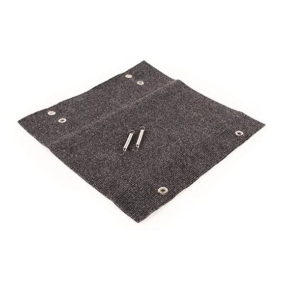 RV Entrance Mat Happy Camper & 2 New Camco Black Wrap Around RV Step Covers - Picture 5 of 7